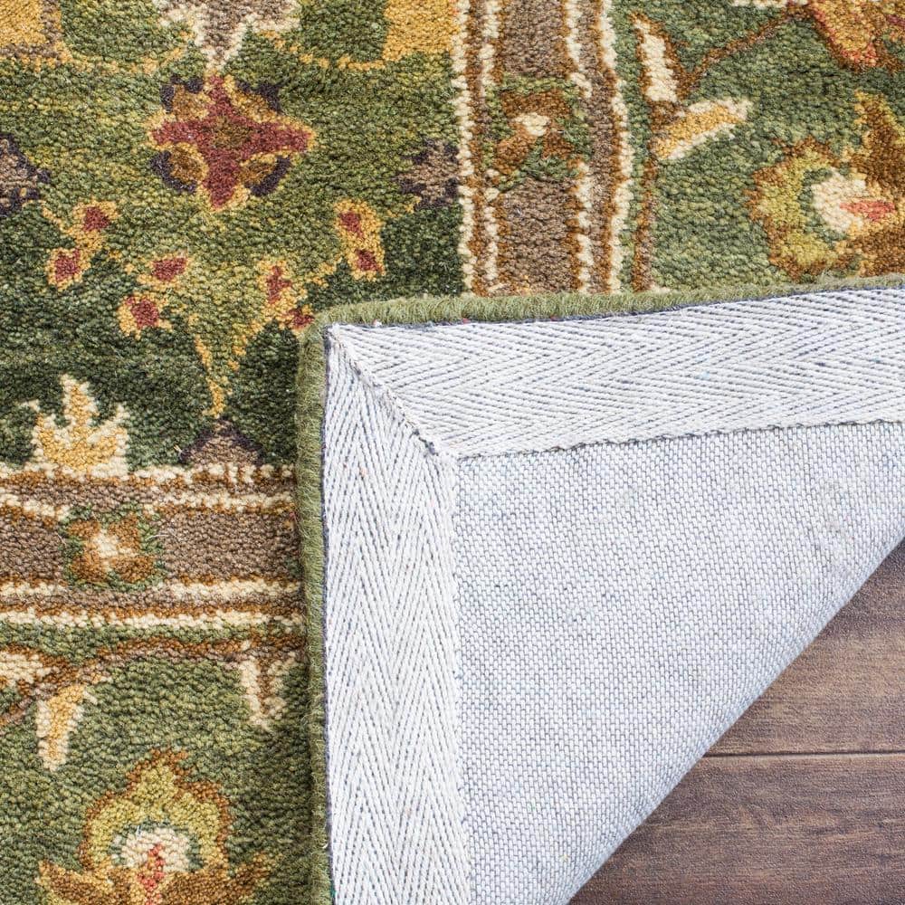 Olive Hand Tufted Wool Reversible Rug, 8'-3" x 11'