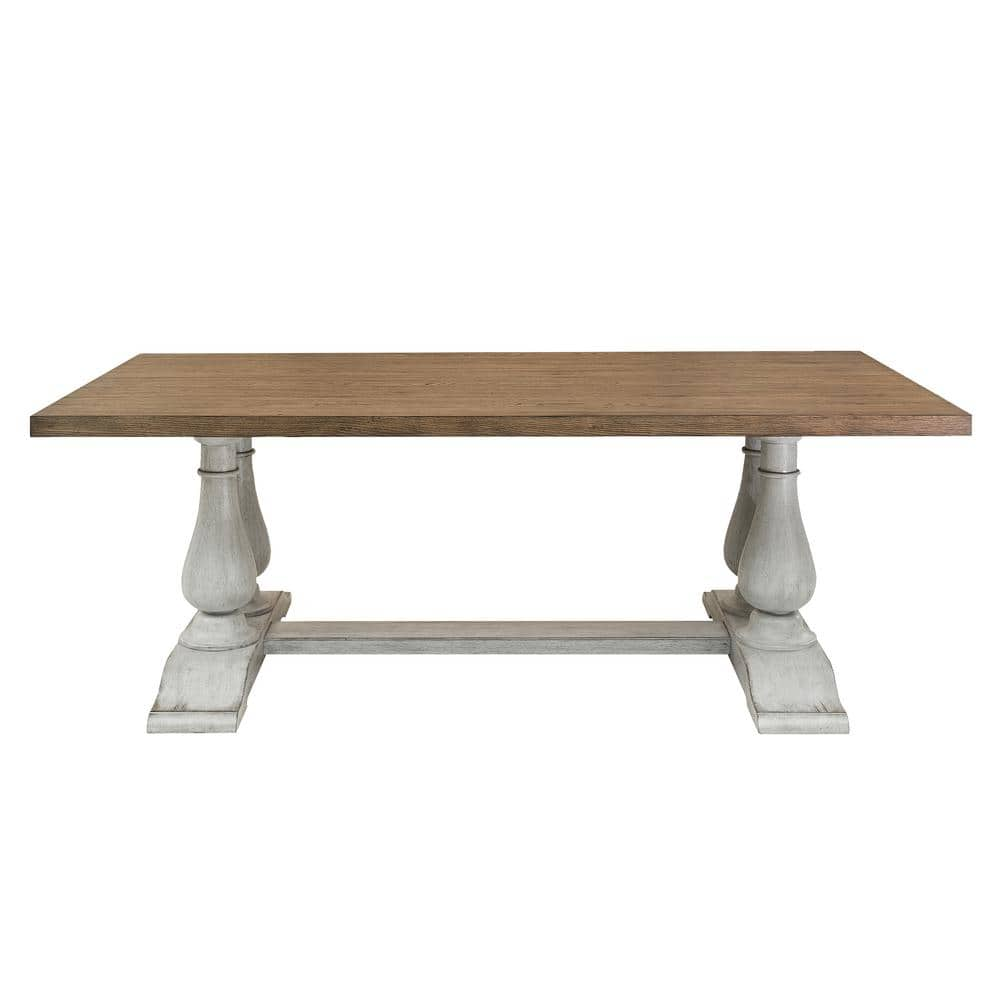 Homefare Light Oak Pedestal Dining Table D192-dr-k3