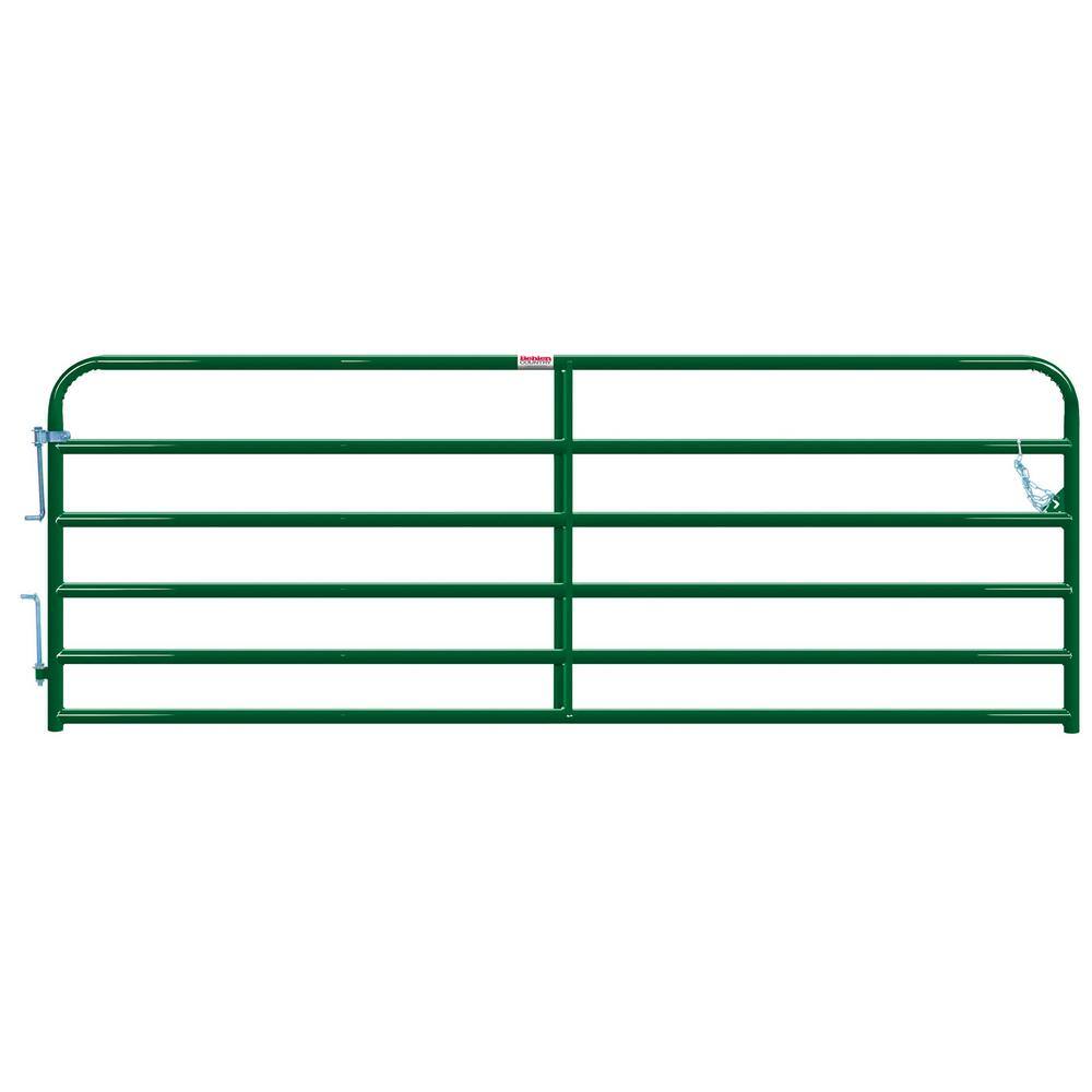 Big Valley 12 ft. x 4 ft. 2 in. Green Super Duty Gate 40120122 The