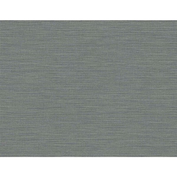Seabrook Designs 60.75 sq. ft. Charcoal Libeco Embossed Vinyl Unpasted Wallpaper Roll