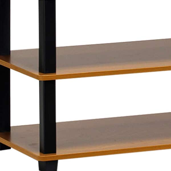 Turn-N-Tube Wide 5-Tier Shoe Rack 13-Pair, French Oak Gray/Black by Ashley