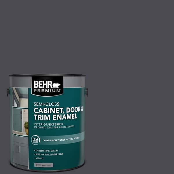 1 gal. #N560-7 Limoscene Semi-Gloss Enamel Interior/Exterior Cabinet, Door & Trim Paint