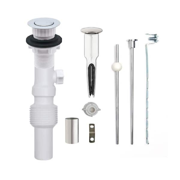 PF WaterWorks 2-in-1 EasyPOPUP Flexible Plastic Pop-Up Drain