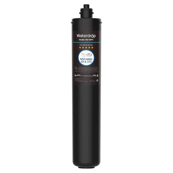 Waterdrop WD-RF17 Replacement Filter For 17UA/17UB Under Sink Water Filter,NSF/ANSI 42 Certified, 24K Gallons High Capacity,1 Pack
