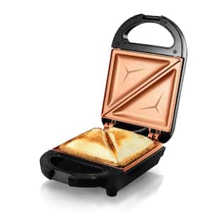 Ti-Ceramic Black Non-Stick Single Sandwich Maker