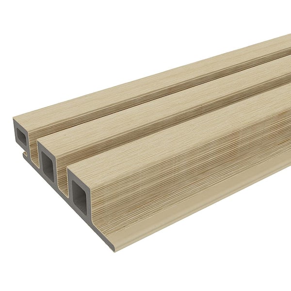 NewTechWood European Siding System 4.8 in. x 96 in. Japanese Cedar Composite Norwegian Board Siding (10-Pack)