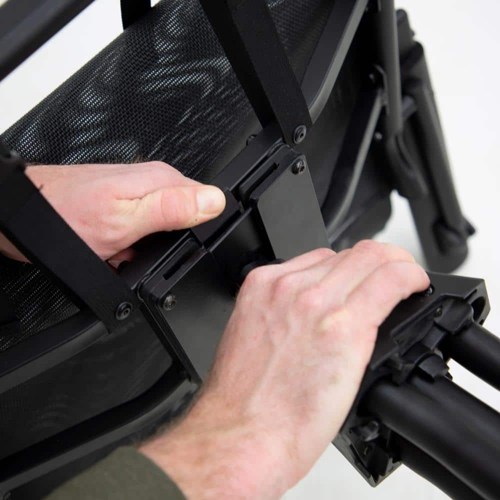 Deluxe Wide Swivel Hunting Chair with TearTuff Mesh and Adjustable Legs
