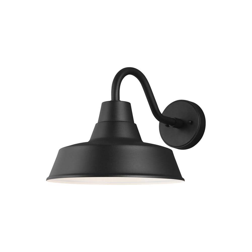 Barn Light 1-Light Matte Black Modern Farmhouse Outdoor Turtle Friendly Wall Lantern Sconce price history on PriceWatchPro