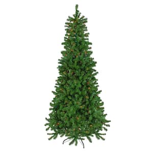 7 ft. Pre-Lit Norfolk Spruce Artificial Christmas Tree Multi Lights