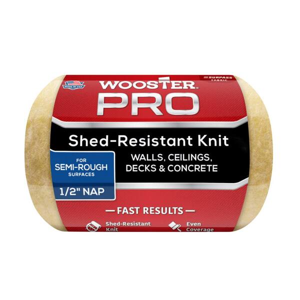 Wooster 4 in. x 1/2 in. Pro Surpass ShedResistant Knit HighDensity