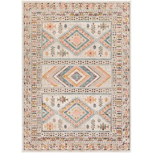 Rhian Pale Pink 6 ft. 7 in. x 9 ft. Area Rug