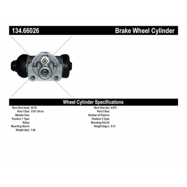 Centric Parts Drum Brake Wheel Cylinder 2001-2005 Pontiac Aztek