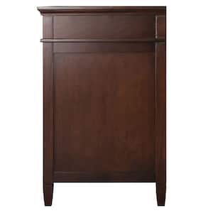 Ashburn 49 in. W x 22 in. D Bath Vanity in Mahogany with Cultured Marble Vanity Top in White with White Sink