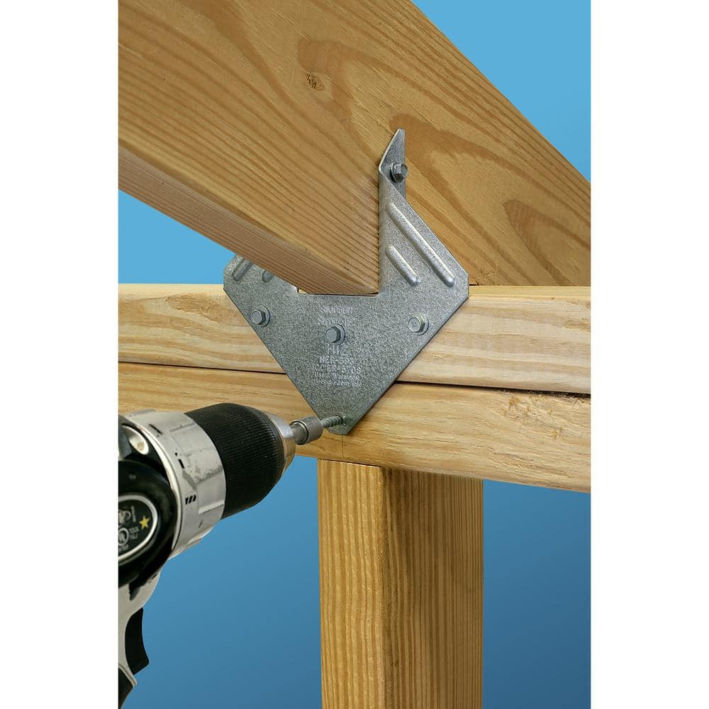 Simpson Strong-Tie 1-1/2" Galvanized Steel Hex Head Connector Screws