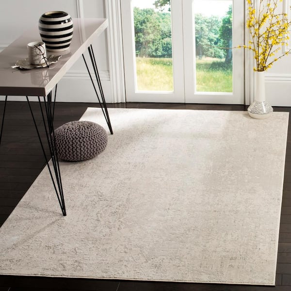 Princeton Beige/Cream 5 ft. x 8 ft. Solid Area Rug