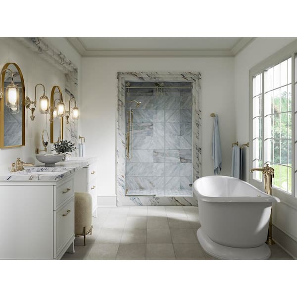 KOHLER Artifacts 30 in. W x 21.89 in. D x 34.49 in. H Bath Vanity Cabinet without Top in Linen White