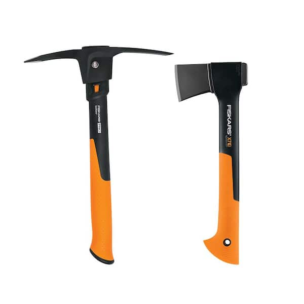 1.5 Ibs. 14 in. Hatchet and Pick Axe with 14 in. Handle (2-Piece)