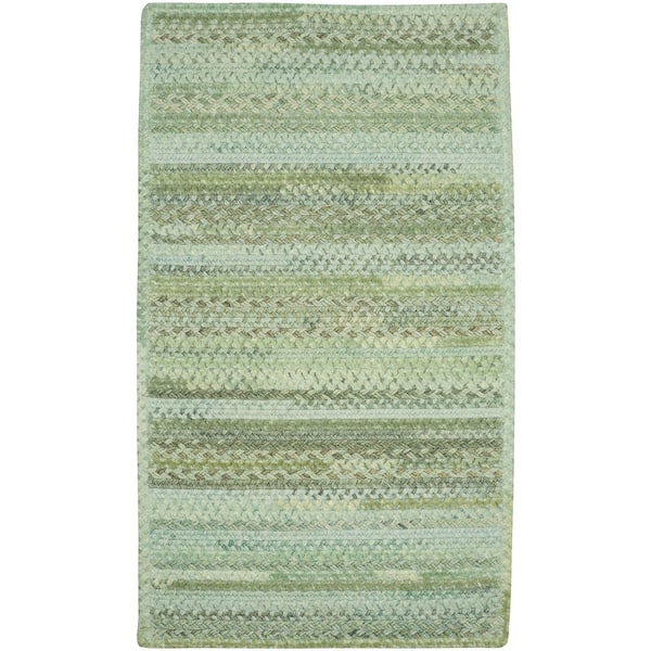 Harborview Green 10 ft. x 10 ft. Cross Sewn Area Rug
