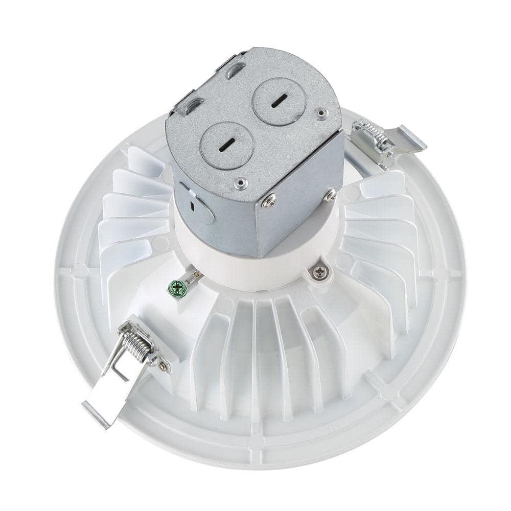6-Inch White Aluminum LED Recessed Lighting Kit