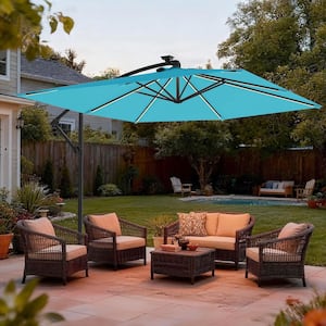 fold patio umbrella 912 ft Sunbrella Umbrella, Large Wood Pattern Rectangular Umbrella, Cast Ash Innovative slide Walsunny 6 Piece Patio Furniture
