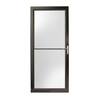 Andersen 3000 Series 36 in. x 80 in. Black Right-Hand Retractable Aluminum Storm Door with Nickel Hardware 3SNEZR36BL