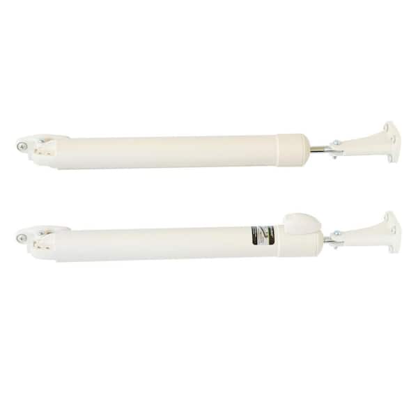 Touch'n Hold Smooth Dual Kit (Almond) - Heavy Duty Pneumatic Door Closer for Storm, Screen and Security Doors