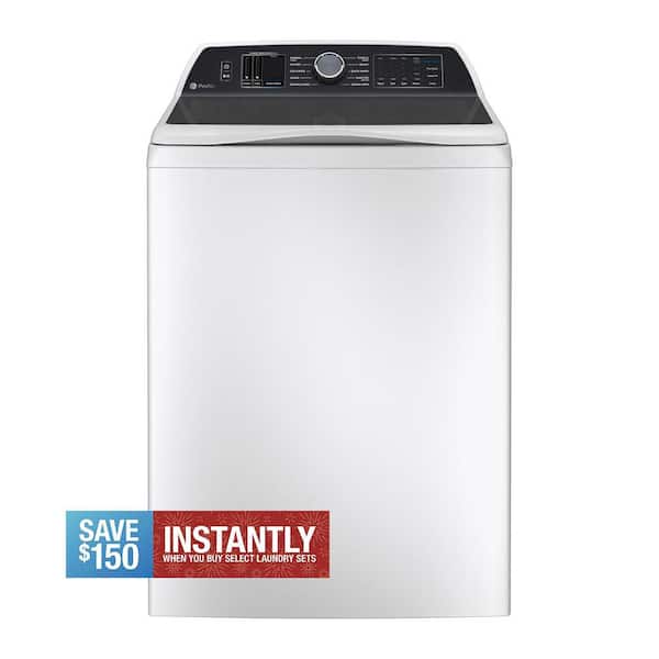 Profile 5.4 cu. ft. High-Efficiency Smart Top Load Washer in White with Quiet Wash Dynamic Balancing Technology
