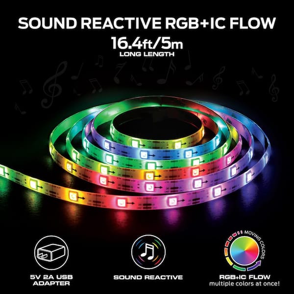 Chasing Effect RGB Colour USB LED Strip Lights