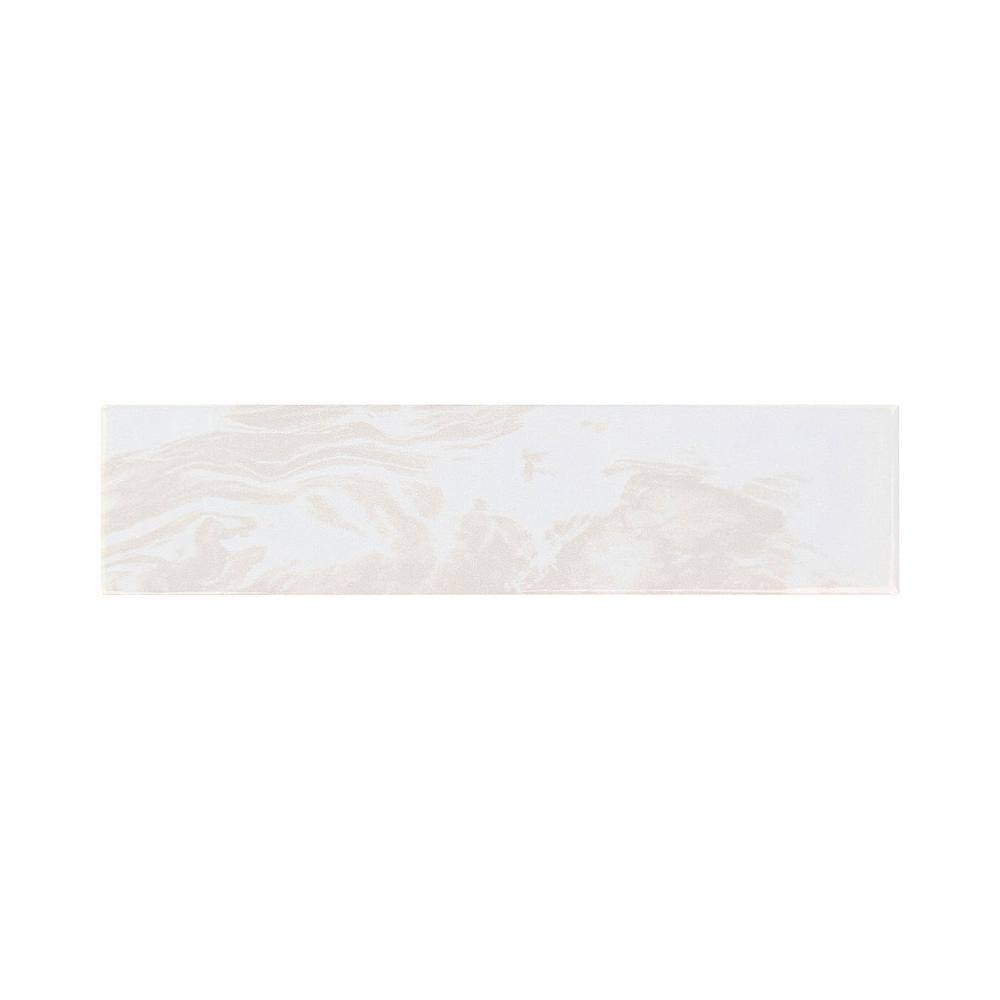 Ink Swirl Resin 2 in. x 10 in. Pearlescent Marbled Ceramic Subway Wall Tile (4.64 Sq. Ft./Case) price history on PriceWatchPro