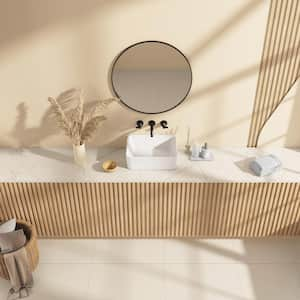 Siena 16 in. W x 12 in. D Vessel Bathroom Sink in White Vitreous China