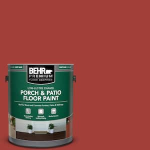 1 gal. #PPU2-16 Fire Cracker Low-Lustre Enamel Interior/Exterior Porch and Patio Floor Paint
