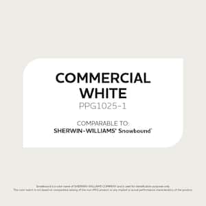 Commercial White PPG1025-1 Paint - Comparable to SHERWIN WILLIAMS' Snowbound