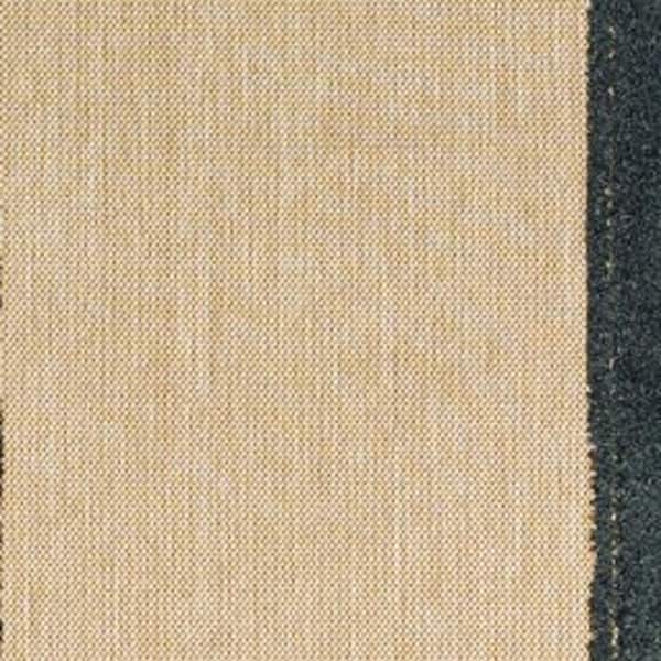 Beige, Black 2 ft. x 8 ft. Loomed Polypropylene Rectangle Indoor/Outdoor Area Rug