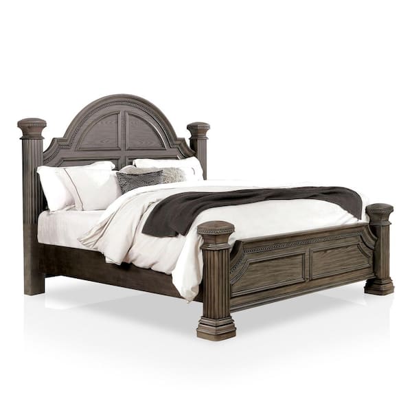 Furniture of America Erminia Gray California King Panel Bed