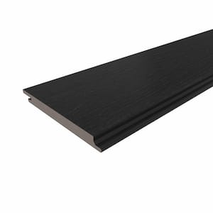 All Weather System 5.5 in. x 96 in. Composite Siding Board in Indian Ebony