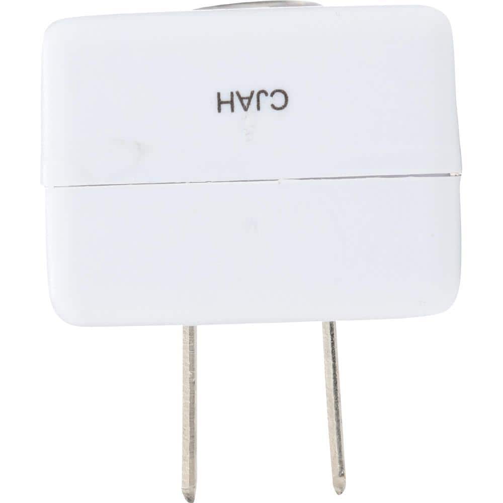 White Indoor Plug-In Light Control with Timer