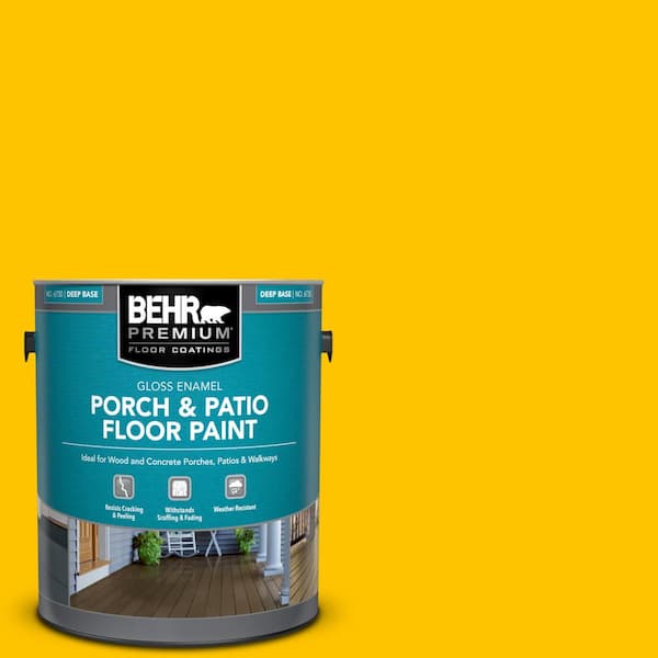 1 gal. #S-G-370 Citrus Splash Gloss Enamel Interior/Exterior Porch and Patio Floor Paint
