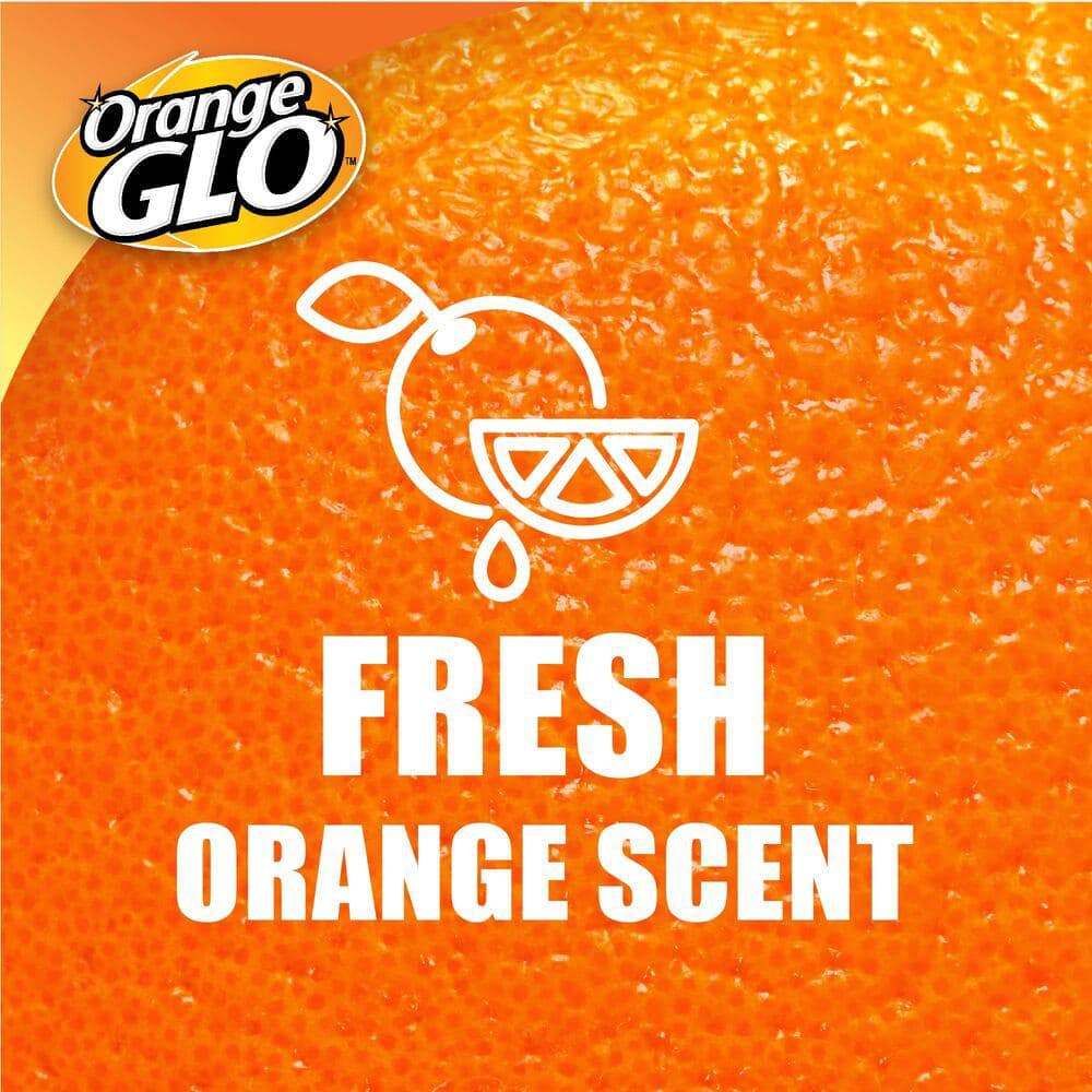 Orange Glo 4-in-1 Hardwood Floor Cleaner and Polish, 24 fl oz, Pack of 2