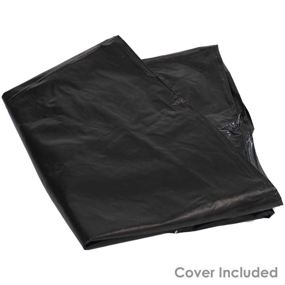 28.5" Bronze Steel Cauldron Fire Pit with Spark Screen