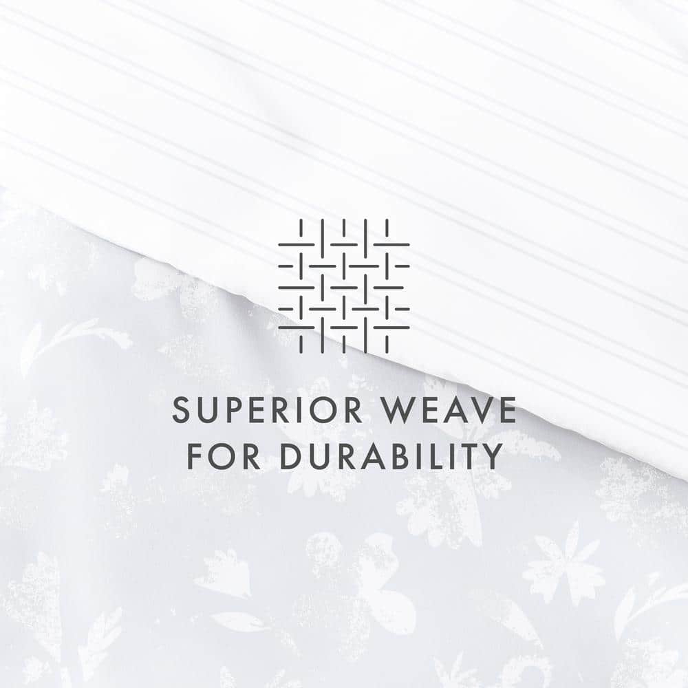 IEnjoy Home Soft Country Home Pattern Reversible Duvet Cover Set