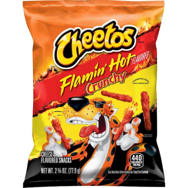 CHEETOS 2.75 oz. Crunchy Flamin Hot Chips