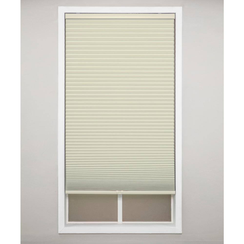 Eclipse Alabaster Cordless Blackout Polyester Cellular Shades - 67 in ...