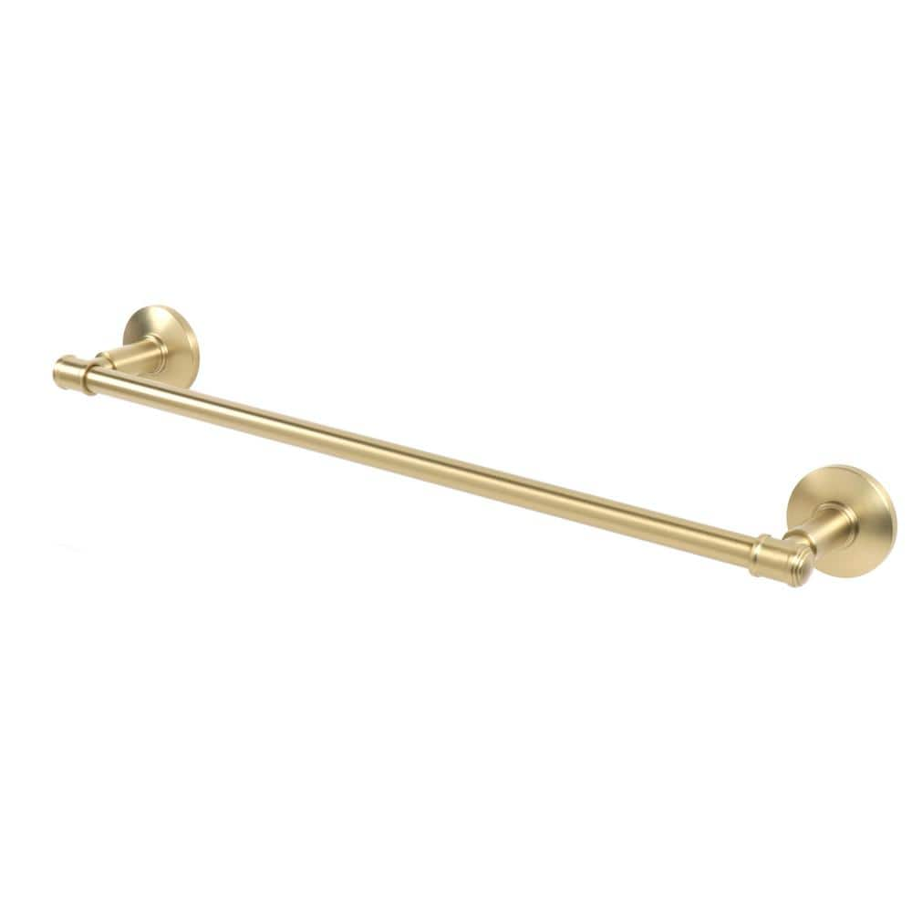 Ball Jointed Antique Brass Towel Rail