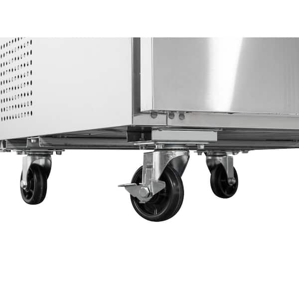 27 in. Commercial Undercounter Freezer in Stainless-Steel