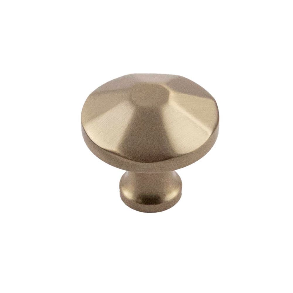 "Facette Collection Knob 1-3/8 "" Diameter Cabinet Knob Champagne Bronze Round Cabinet Knob" price history on PriceWatchPro