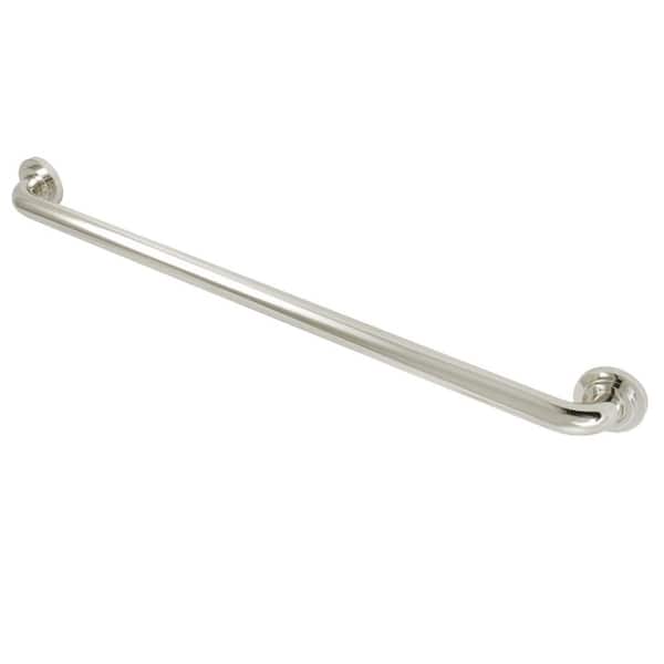 Kingston Brass Manhattan 30 in. x 1-1/4 in. Grab Bar in Polished Nickel