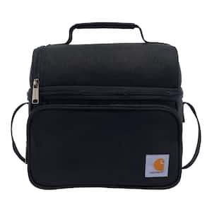 12.25 in. Insulated 12 Can Two Compartment Lunch Cooler Waistpack Black OS