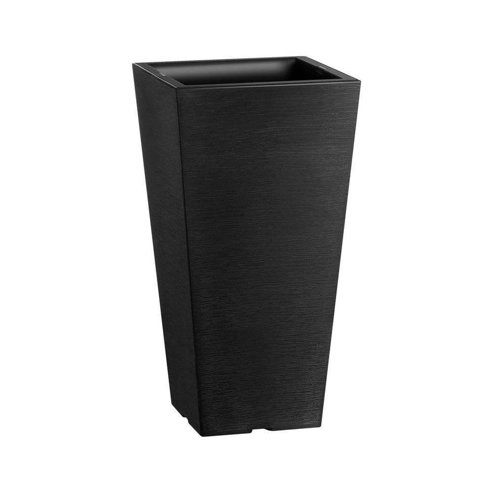 22 in. L x 14 in. W x 22 in. H 45 qts. Tall Planter with Built-In Drainage Box, Tapered Square Modern Design 2-Pack price history on PriceWatchPro