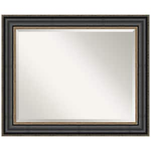 Thomas Black Bronze 33.75 in. H x 27.75 in. W Framed Wall Mirror