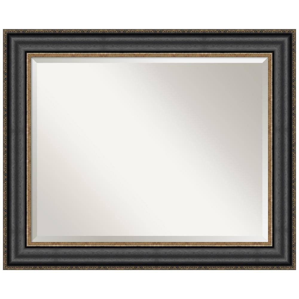 Thomas Black Bronze Beveled Bathroom Vanity Mirror